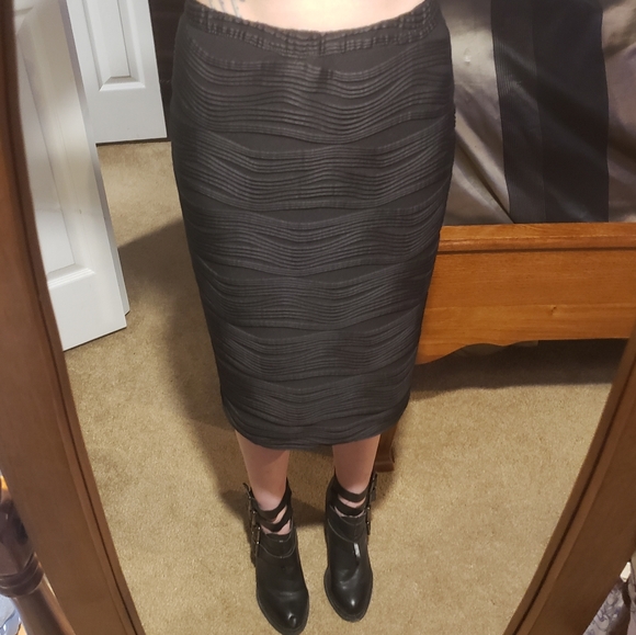 Ashley Blue XL Black Pencil Skirt - Picture 5 of 5
